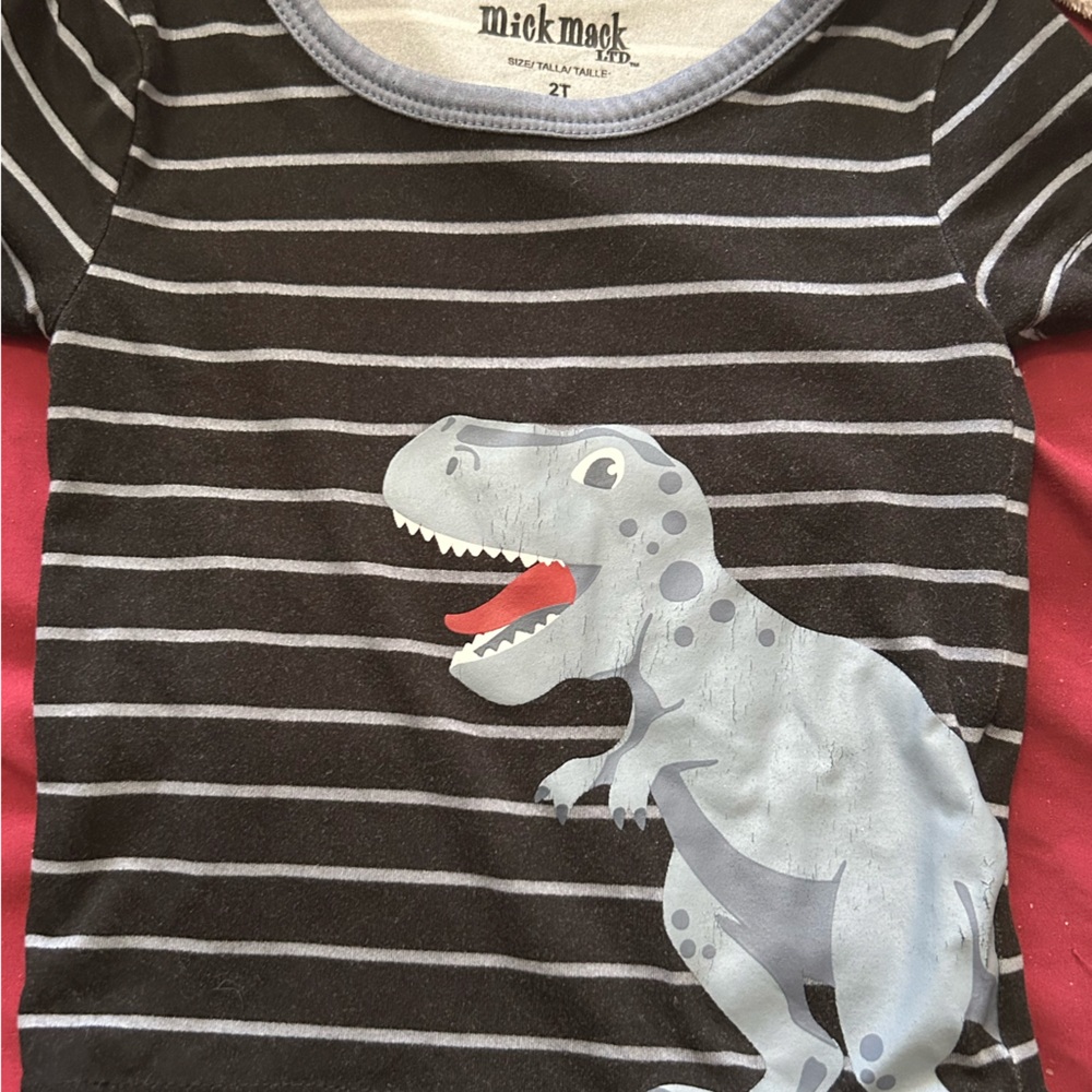 Boys Dinosaur Outfit. 2T Tshirt and matching pants outfit. Rarely worn.